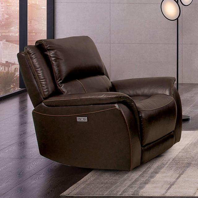 GORGIUS Power Recliner, Espresso - Furniture 4 Less Outlet (Salinas,CA)