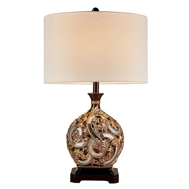 Guadalupe Gold/Brown 29.5"H Golden Brown Table Lamp - Furniture 4 Less Outlet (Salinas,CA)