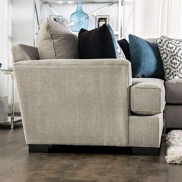 GUNNERSBURY Sectional, Gray - Furniture 4 Less Outlet (Salinas,CA)