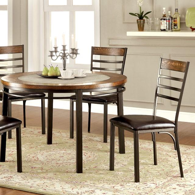 Hailey Round Dining Table - Furniture 4 Less Outlet (Salinas,CA)