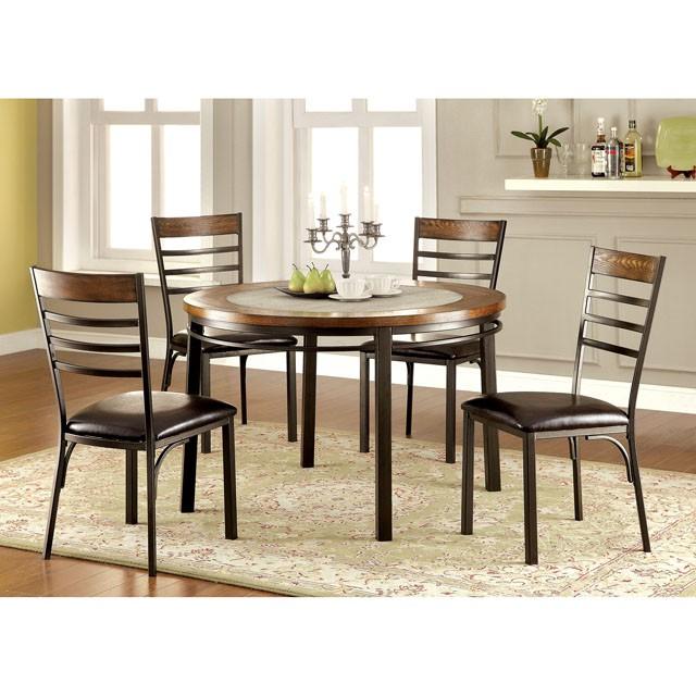 Hailey Round Dining Table - Furniture 4 Less Outlet (Salinas,CA)