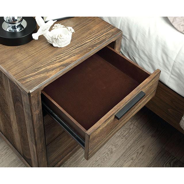 Hankinson Rustic Natural Tone Night Stand - Furniture 4 Less Outlet (Salinas,CA)
