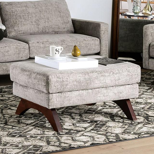 Harlech Gray Ottoman - Furniture 4 Less Outlet (Salinas,CA)