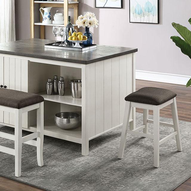 Heidelberg 4 Pc Counter Ht Table Set with Bench - Furniture 4 Less Outlet (Salinas,CA)