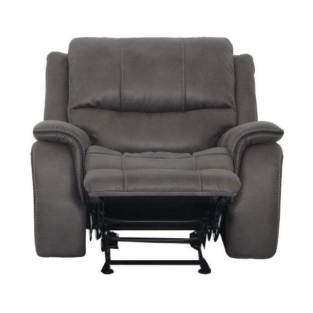 HENRICUS Glider Recliner, Dark Gray - Furniture 4 Less Outlet (Salinas,CA)