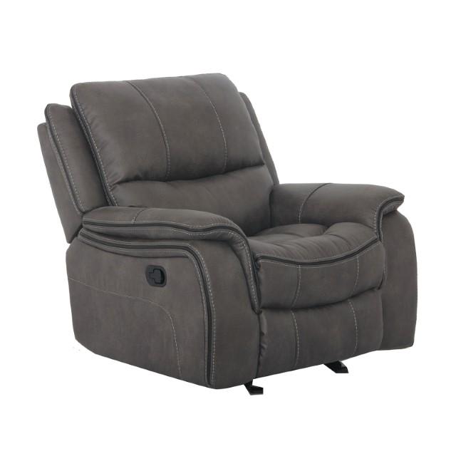 HENRICUS Glider Recliner, Dark Gray - Furniture 4 Less Outlet (Salinas,CA)