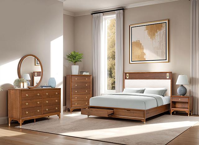 Hepburne Bed With Storage & Without Storage - Furniture 4 Less Outlet (Salinas,CA)