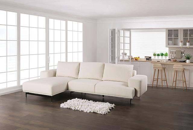 Baerum Sectional, Left & Right Chaise Beige & Gray - Furniture 4 Less Outlet (Salinas,CA)