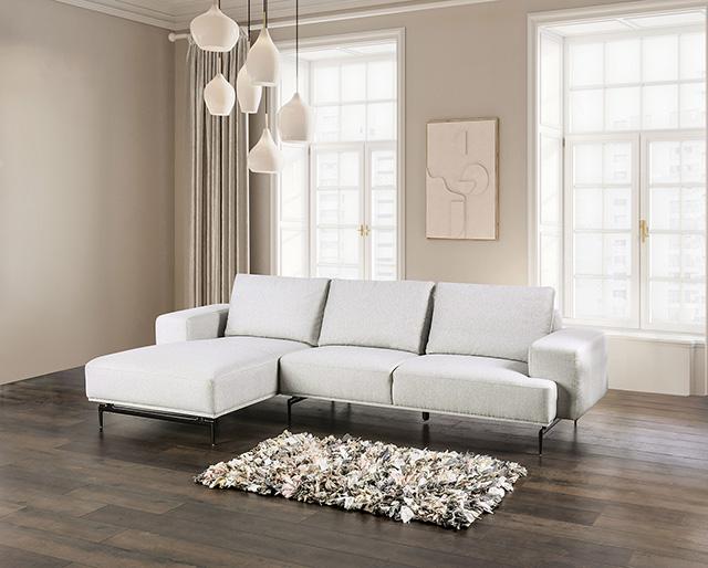 Baerum Sectional, Left & Right Chaise Beige & Gray - Furniture 4 Less Outlet (Salinas,CA)