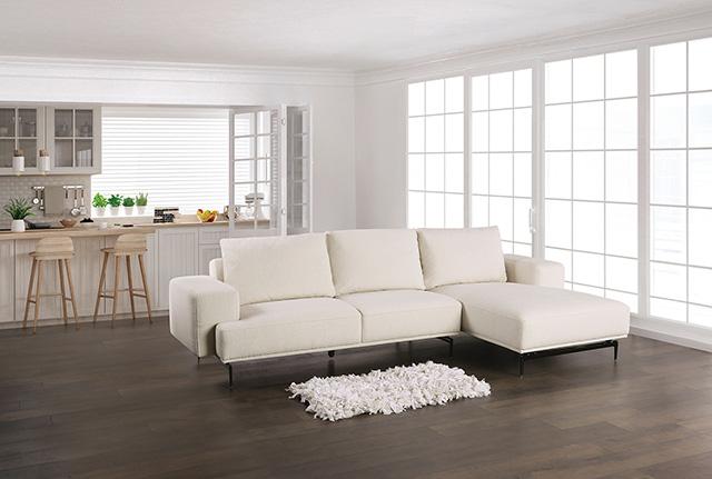 Baerum Sectional, Left & Right Chaise Beige & Gray - Furniture 4 Less Outlet (Salinas,CA)