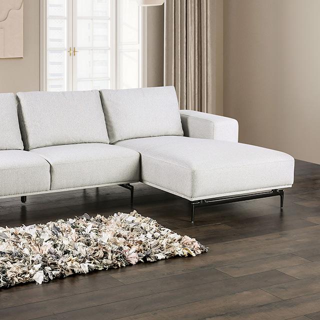 Baerum Sectional, Left & Right Chaise Beige & Gray - Furniture 4 Less Outlet (Salinas,CA)