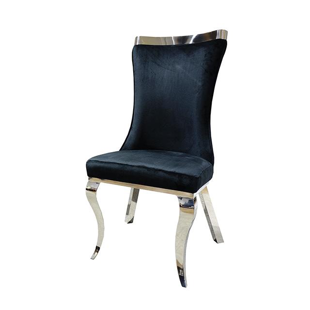 Basilicata Gold Chair (2/CTN) White, Gray, & Black - Furniture 4 Less Outlet (Salinas,CA)