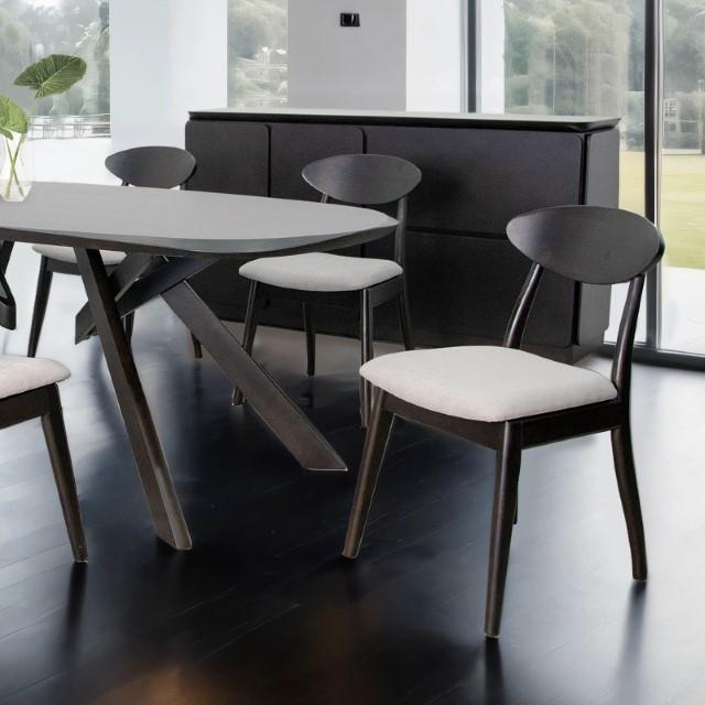 Beale Dining Chair (2/CTN) Natural, Brown, & Beige - Furniture 4 Less Outlet (Salinas,CA)