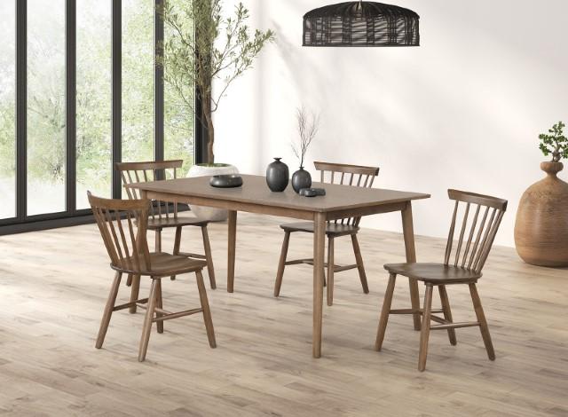 Beale Dining Table Walnut & Black - Furniture 4 Less Outlet (Salinas,CA)
