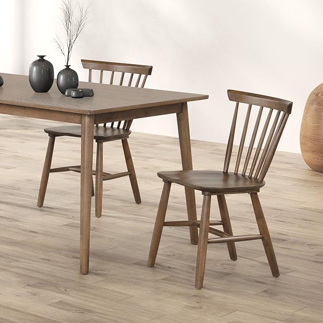 Beale Dining Table Walnut & Black - Furniture 4 Less Outlet (Salinas,CA)