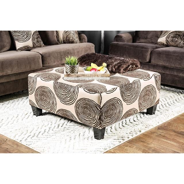 Bonaventura Brown Ottoman - Furniture 4 Less Outlet (Salinas,CA)