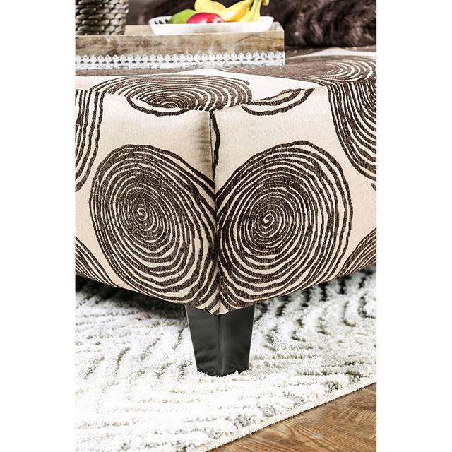 Bonaventura Brown Ottoman - Furniture 4 Less Outlet (Salinas,CA)