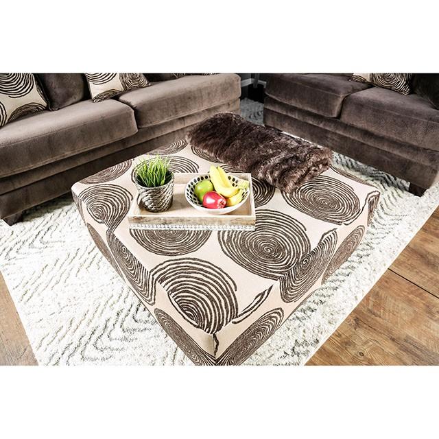 Bonaventura Brown Ottoman - Furniture 4 Less Outlet (Salinas,CA)