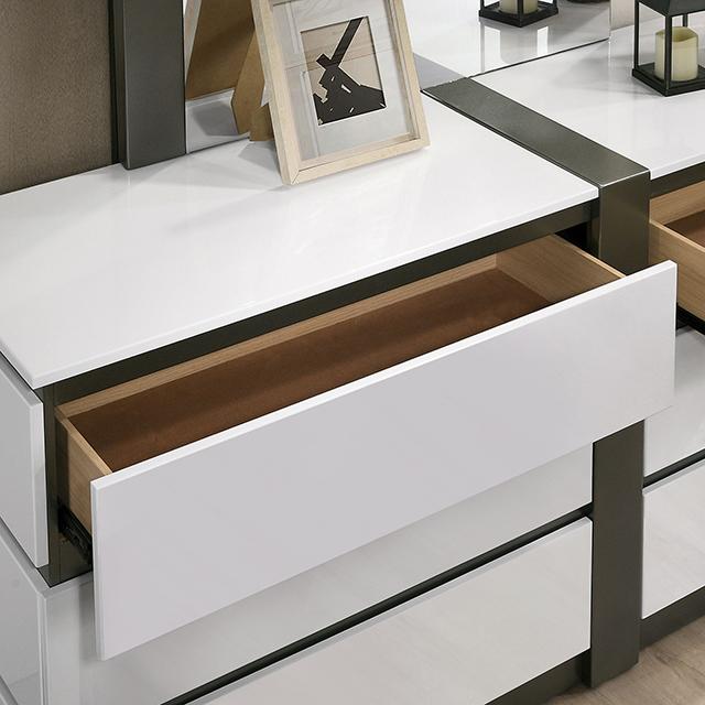 BIRSFELDEN Dresser, White - Furniture 4 Less Outlet (Salinas,CA)