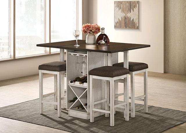 Bingham 5 Pc Counter Ht Table Set - Furniture 4 Less Outlet (Salinas,CA)