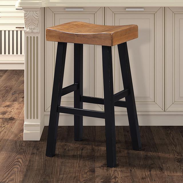 Biasca 29" Stool (2/CTN) White, Brown, & Black - Furniture 4 Less Outlet (Salinas,CA)