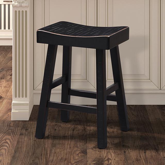 Biasca 24" Stool (2/CTN) White, Brown, & Black - Furniture 4 Less Outlet (Salinas,CA)