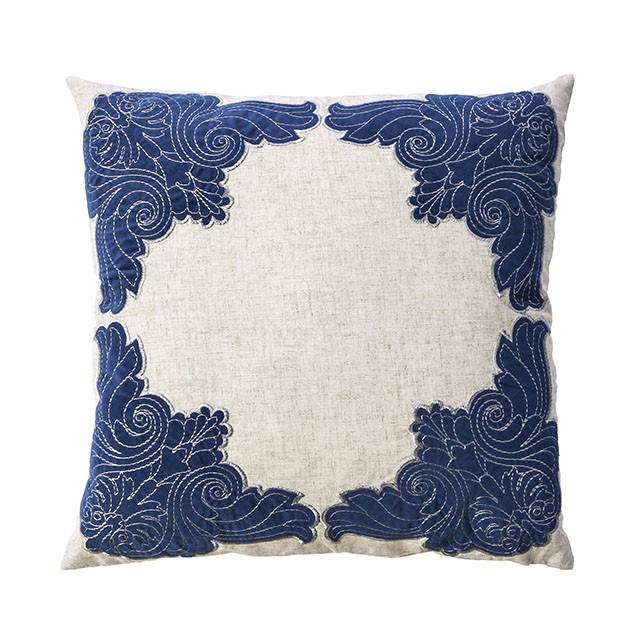 Beth Natural/Indigo 20" X 20" Pillow, Natural & Indigo (2/CTN) - Furniture 4 Less Outlet (Salinas,CA)