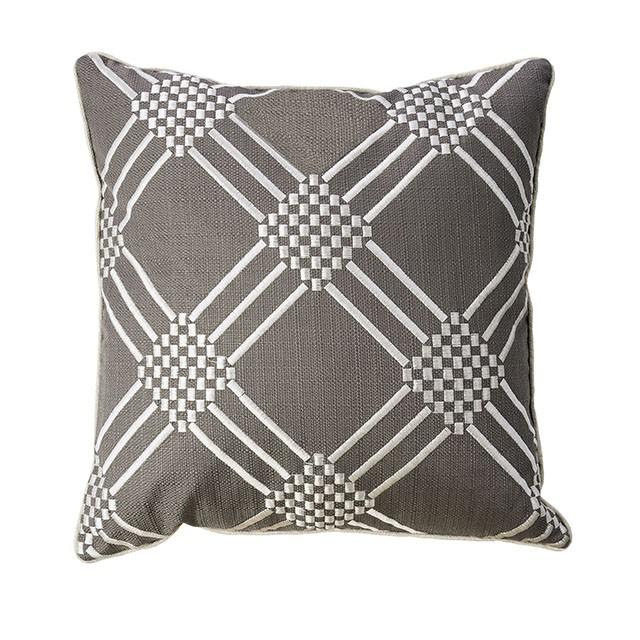 Bess Gun Metal 20" X 20" Pillow, Gunmetal (2/CTN) - Furniture 4 Less Outlet (Salinas,CA)