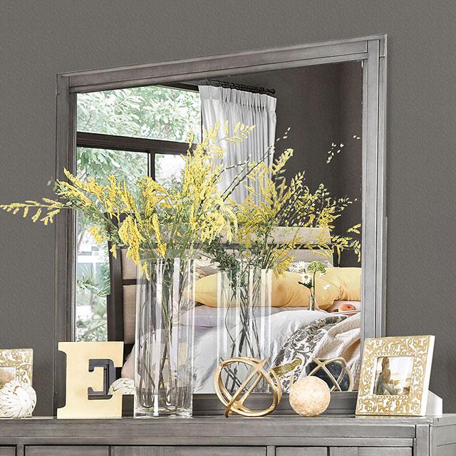 Berenice Gray Mirror - Furniture 4 Less Outlet (Salinas,CA)