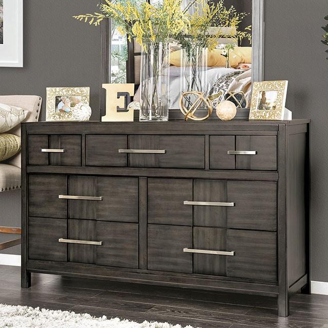 Berenice Dresser White, Gray, & Espresso - Furniture 4 Less Outlet (Salinas,CA)