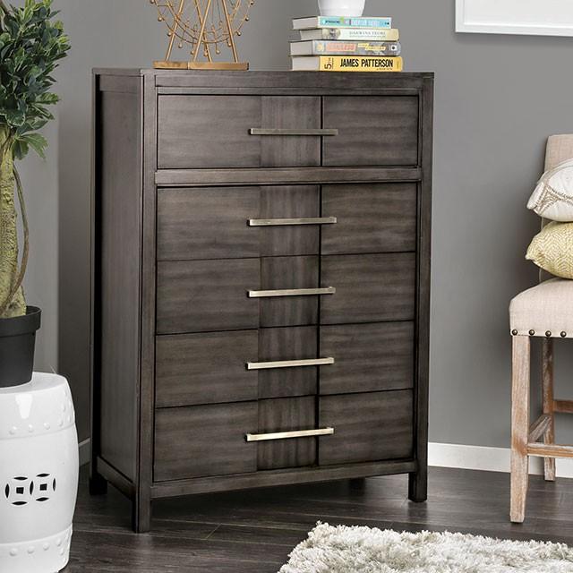 Berenice Gray Chest - Furniture 4 Less Outlet (Salinas,CA)