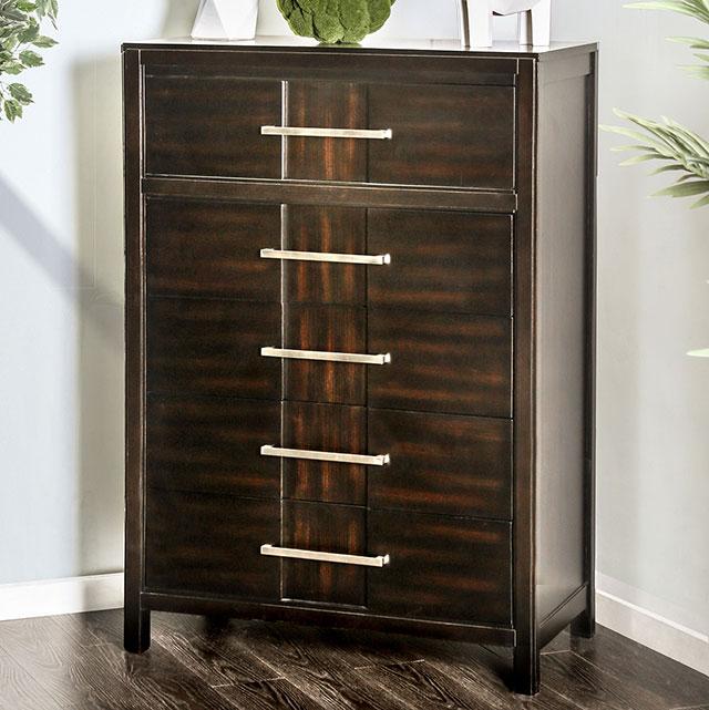 Berenice Chest Gray, White, & Espresso - Furniture 4 Less Outlet (Salinas,CA)