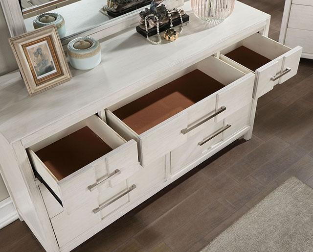 Berenice Dresser White, Gray, & Espresso - Furniture 4 Less Outlet (Salinas,CA)