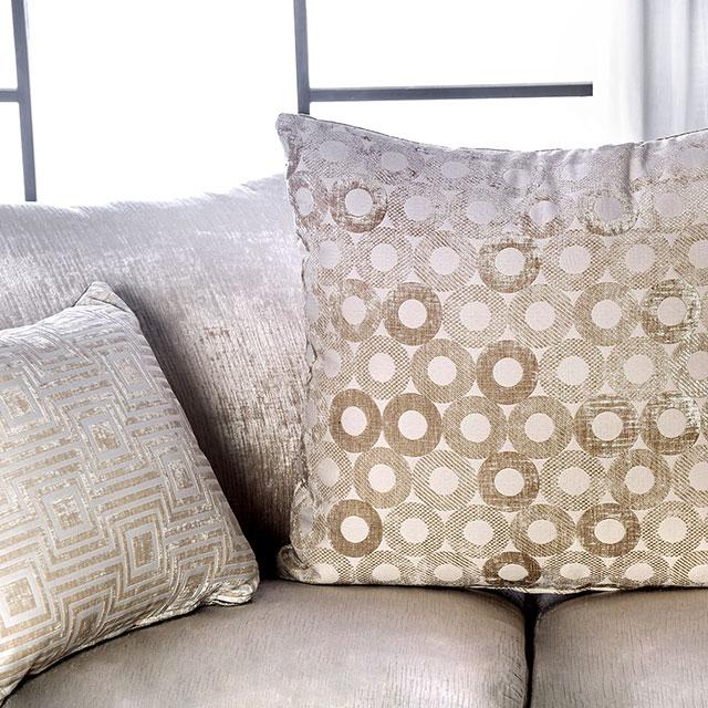 Benigno Love Seat Silver & Gray - Furniture 4 Less Outlet (Salinas,CA)