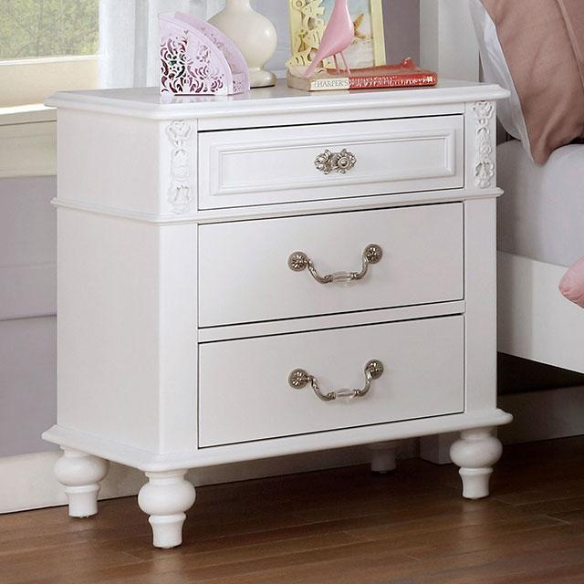 BELVA Night Stand w/ USB Outlet - Furniture 4 Less Outlet (Salinas,CA)