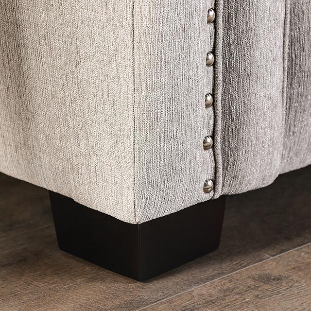 BELSIZE Loveseat Grey, Beige, & Choclate - Furniture 4 Less Outlet (Salinas,CA)