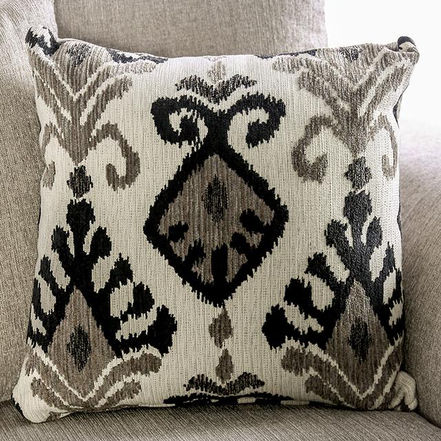 BELSIZE Loveseat Grey, Beige, & Choclate - Furniture 4 Less Outlet (Salinas,CA)