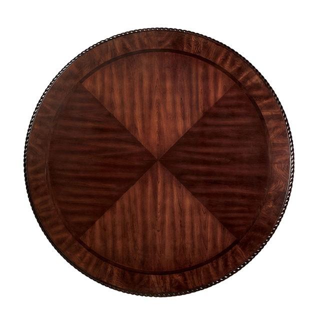 Bellagio Brown Cherry Round Dining Table - Furniture 4 Less Outlet (Salinas,CA)