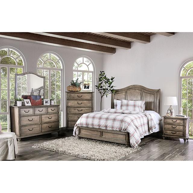 BELGRADE I Rustic Natural Tone Night Stand - Furniture 4 Less Outlet (Salinas,CA)