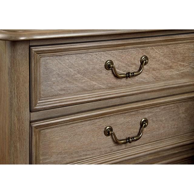 BELGRADE I Rustic Natural Tone Night Stand - Furniture 4 Less Outlet (Salinas,CA)