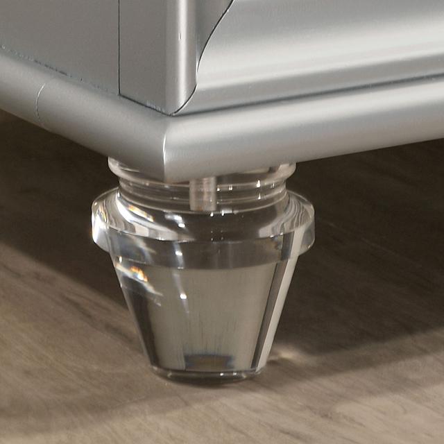 MADDIE Night Stand, Silver - Furniture 4 Less Outlet (Salinas,CA)