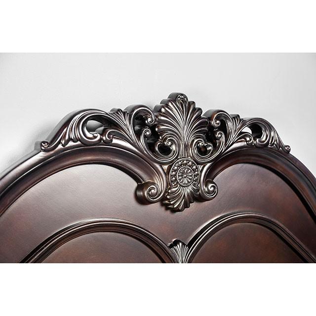 Mandura Cherry Queen Bed - Furniture 4 Less Outlet (Salinas,CA)