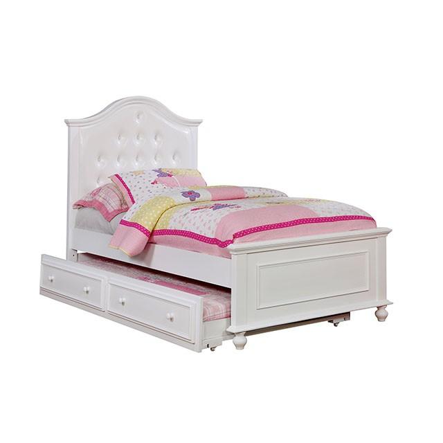 OLIVIA White Twin Bed - Furniture 4 Less Outlet (Salinas,CA)