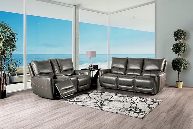 PHINEAS Power Recliner, Gray - Furniture 4 Less Outlet (Salinas,CA)