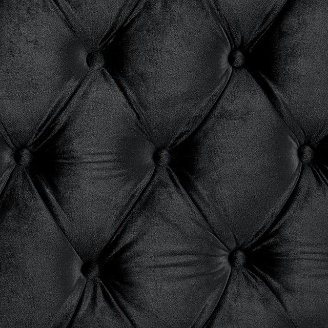 STEFANIA E.King & Queen Bed, Black & Gray - Furniture 4 Less Outlet (Salinas,CA)
