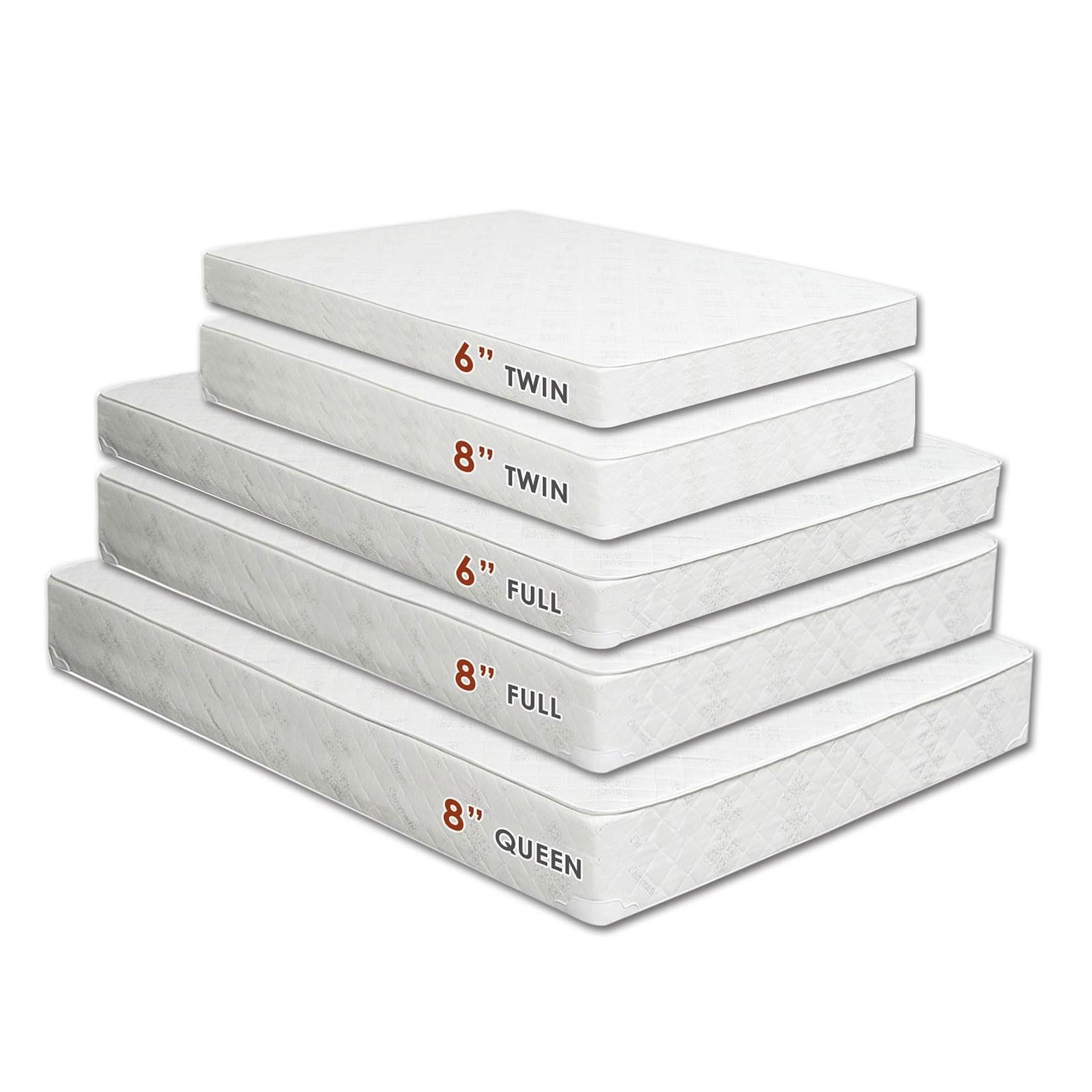 Daisy White 6" Bunkie Board Combo Mattress - Twin XL - Furniture 4 Less Outlet (Salinas,CA)