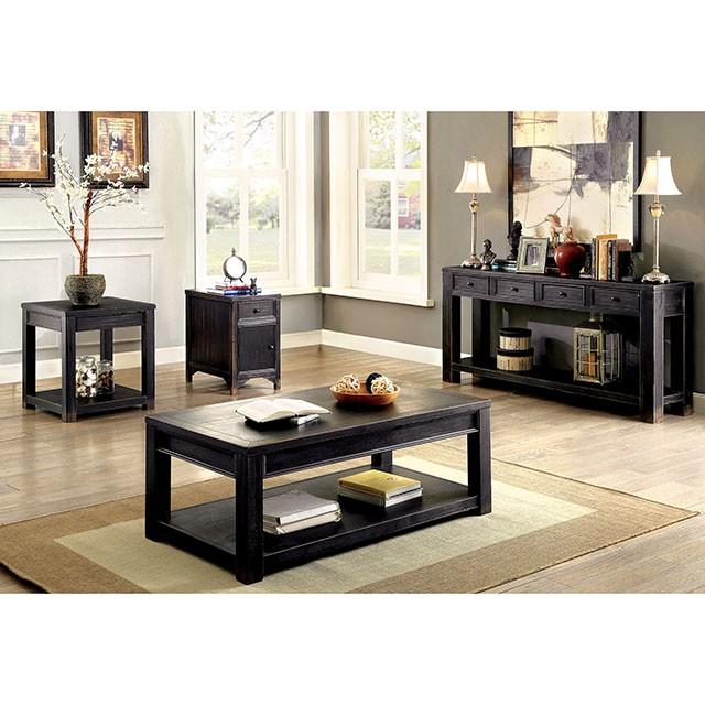 MEADOW Antique Black Side Table - Furniture 4 Less Outlet (Salinas,CA)