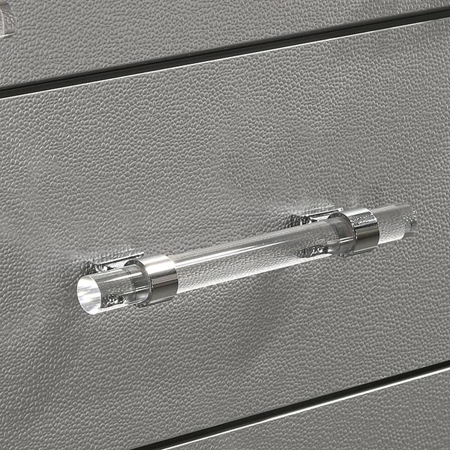 MADDIE Chest, Silver - Furniture 4 Less Outlet (Salinas,CA)