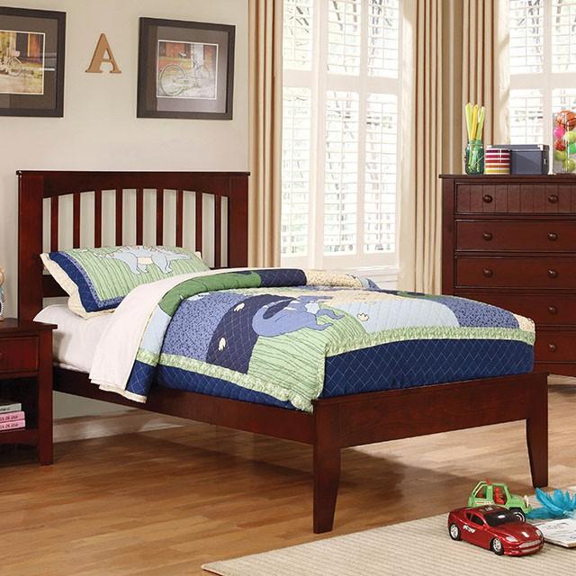 Pine Brook Cherry & White Full Bed - Furniture 4 Less Outlet (Salinas,CA)