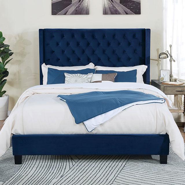 Ryleigh Bed Black, Grey, & Navy - Furniture 4 Less Outlet (Salinas,CA)
